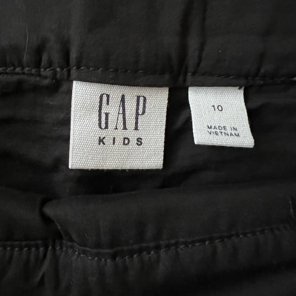 Girls Gap Black Faux Leather Skirt - Picture 2 of 3